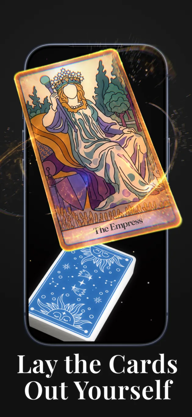 Lay the cards out yourself