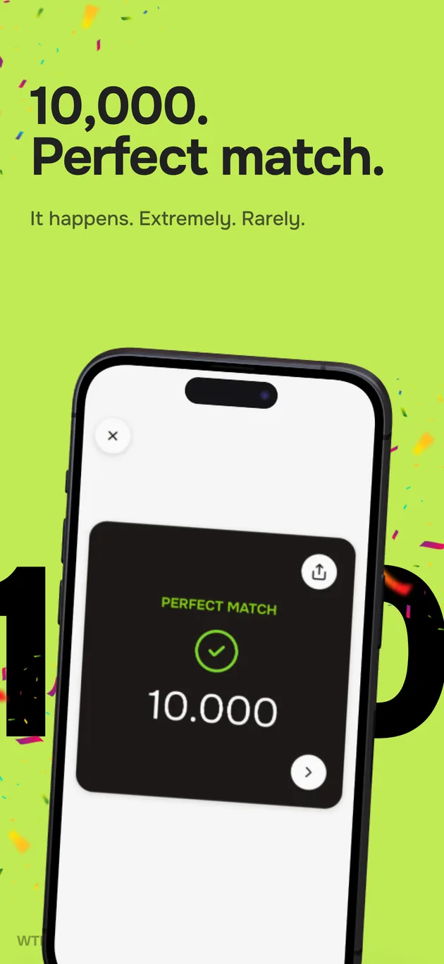 10,000. Perfect match