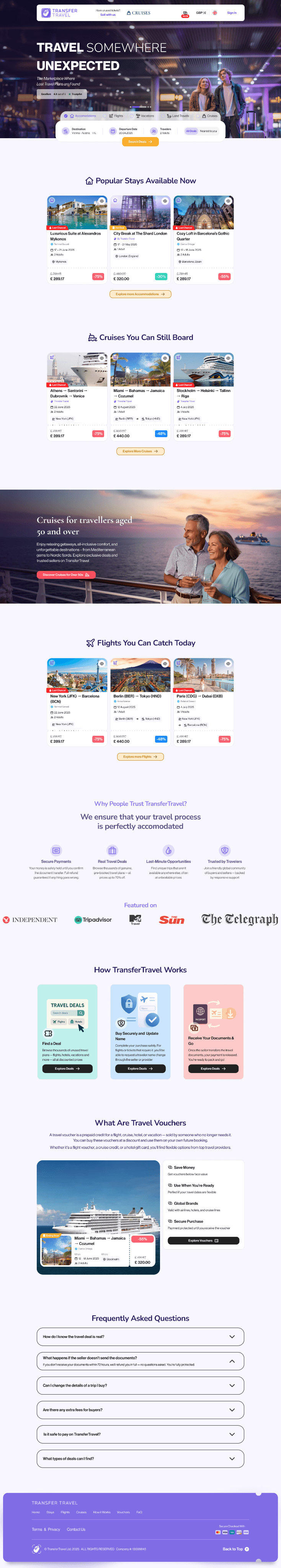 After - Redesigned Transfer Travel