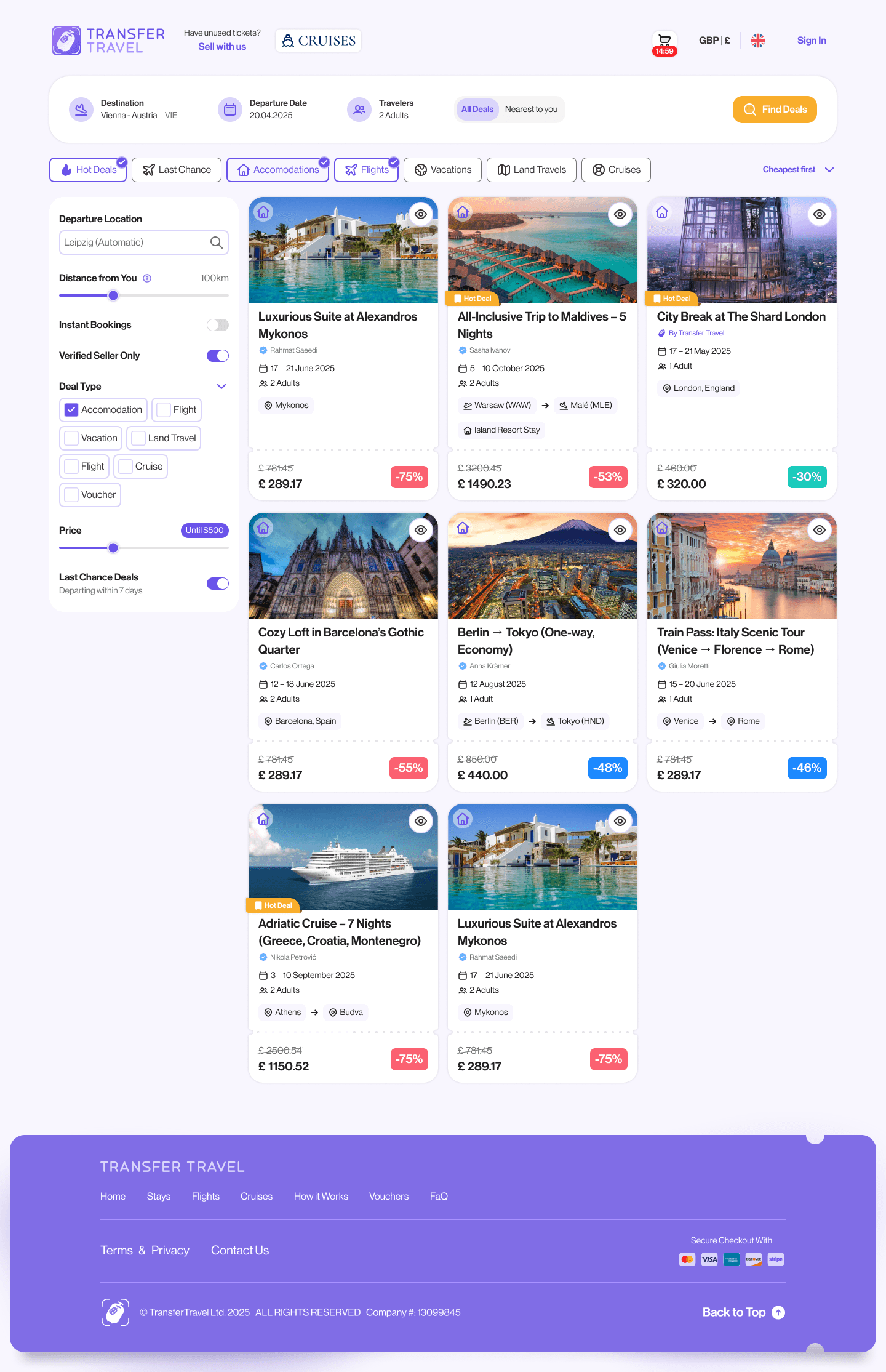 Search Results Design