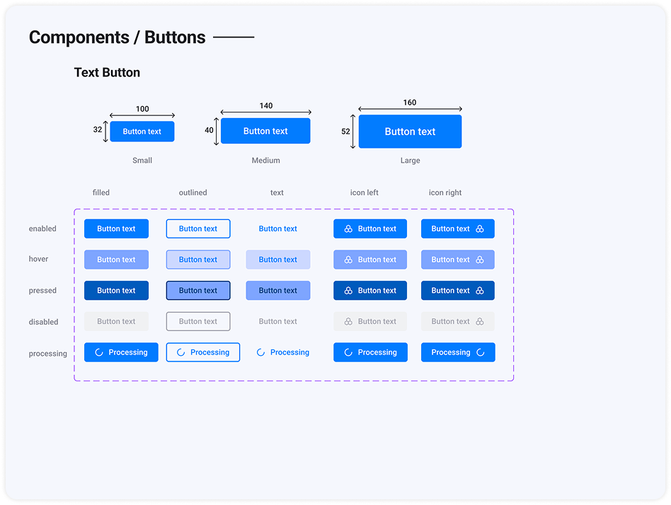 Optevo design system style guide component