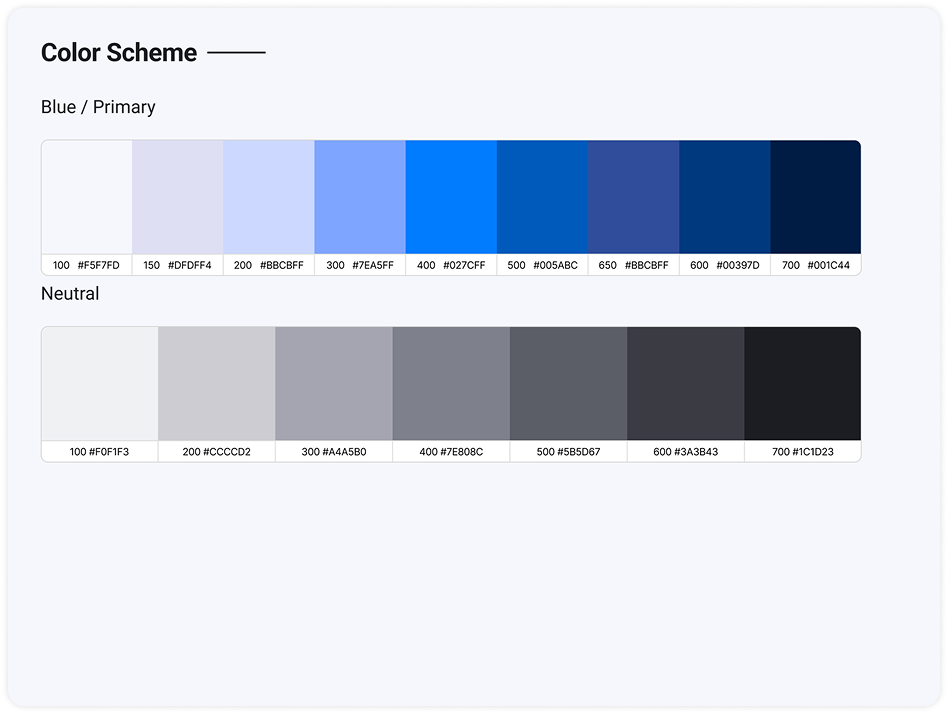 Optevo design system style guide component